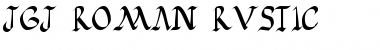 Download JGJ Roman Rustic Font