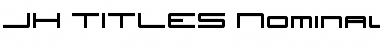 Download JH_TITLES Font Download JH_TITLES Font