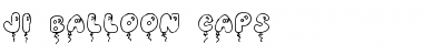 Download JI Balloon Caps Font Download JI Balloon Caps Font