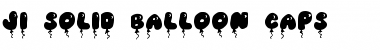 Download JI Solid Balloon Caps Font Download JI Solid Balloon Caps Font