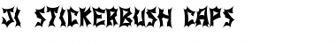 Download JI Stickerbush Caps Font Download JI Stickerbush Caps Font