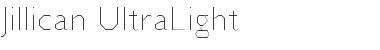 Download Jillican UltraLight Regular Font