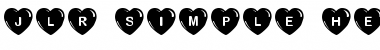 Download JLR Simple Hearts Font