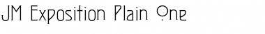 Download JM Exposition Plain One Regular Font