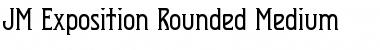 Download JM Exposition Rounded Medium Regular Font