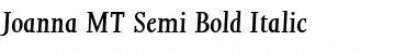 Download Joanna MT Semi Bold Italic Font