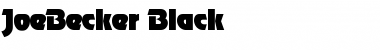 Download JoeBecker-Black Regular Font