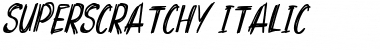 Download Superscratchy Font