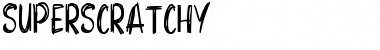 Download Superscratchy Regular Font