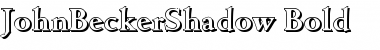 Download JohnBeckerShadow Font