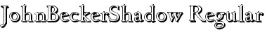 Download JohnBeckerShadow Regular Font