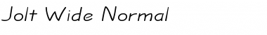 Download Jolt Wide Normal Font