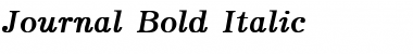 Download Journal Bold Italic Font
