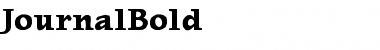 Download JournalBold Regular Font