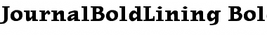 Download JournalBoldLining Font