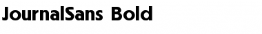 Download JournalSans Bold Font