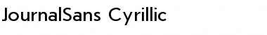 Download JournalSans Cyrillic Font