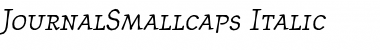 Download JournalSmallcaps RomanItalic Font