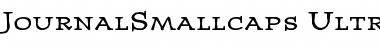 Download JournalSmallcaps-Ultra Ultra Font