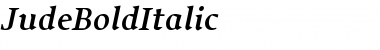 Download JudeBoldItalic Regular Font