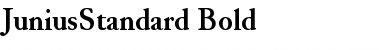 Download JuniusStandard Bold Font