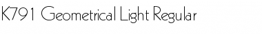 Download K791-Geometrical-Light Font