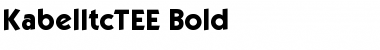 Download KabelItcTEE Bold Font