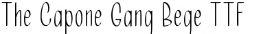 Download The Capone Gang Bege Regular Font