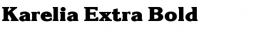 Download Karelia Extra Bold Font