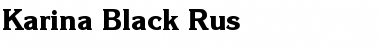 Download Karina Black Rus Font