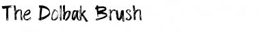 Download The Dolbak Brush Font