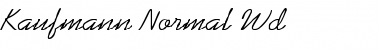 Download Kaufmann-Normal Wd Regular Font