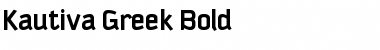 Download Kautiva Greek Bold Regular Font