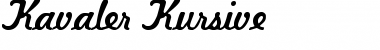 Download Kavaler Kursive Font