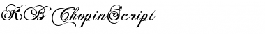 Download KB ChopinScript Regular Font
