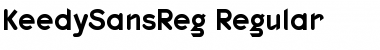 Download KeedySansReg Regular Font