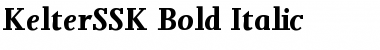 Download KelterSSK Bold Italic Font