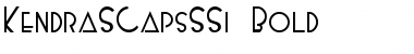 Download KendraSCapsSSi Bold Font
