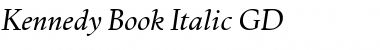 Download Kennedy GD Book Italic Font