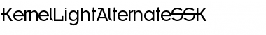 Download KernelLightAlternateSSK Regular Font