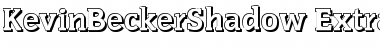Download KevinBeckerShadow-ExtraBold Regular Font