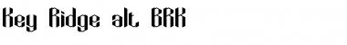 Download Key Ridge alt BRK Normal Font