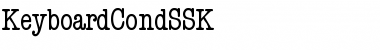 Download KeyboardCondSSK Regular Font