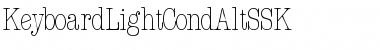 Download KeyboardLightCondAltSSK Regular Font