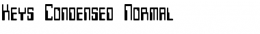 Download Keys-Condensed Normal Font