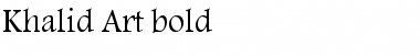 Download Khalid Art bold Regular Font