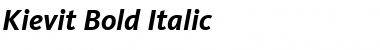 Download Kievit Italic Font
