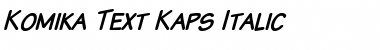 Download Komika Text Kaps Font