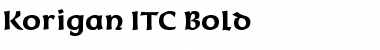 Download Korigan ITC Bold Font