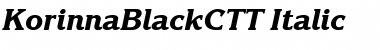 Download KorinnaBlackCTT Font